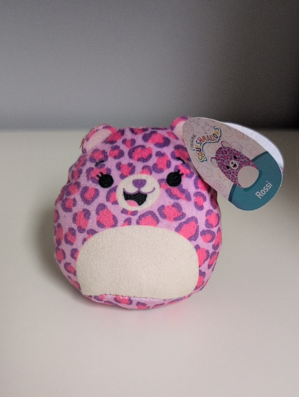🩷4/$20🩷 McDonald's Squishmallows Rossi The Pink Leopard, 3", NWT